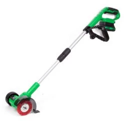 Hofftech Accu Brosse à Mauvaises Herbes / Brosse à Joints - 100 Mm - 2000mAh - 20V - Incl 2 Brosses