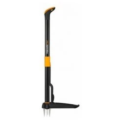 Fiskars 139950 Xact Désherbeur, 4 Dents