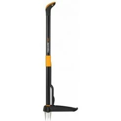 Fiskars 139950 Xact Désherbeur, 4 Dents -Outil pour désherber Soldes 5485588 3