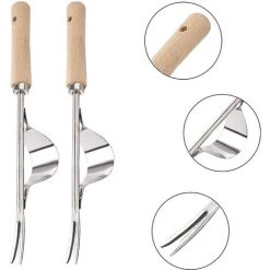 HKLFFJA Désherbeur En Acier Inoxydable 2 Pièces Désherbeur Manuel Désherbeur À Main En Acier Inoxydable Désherbeur Manuel De Jardinage Outil De Désherbage En Forme De Y Pour Plantation De Jardin Pelouse Cour 7 HKLFFJA Désherbeur En Acier Inoxydable 2 Pièces Désherbeur Manuel Désherbeur À Main En Acier Inoxydable Désherbeur Manuel De Jardinage Outil De Désherbage En Forme De Y Pour Plantation De Jardin Pelouse Cour -Outil pour désherber Soldes 54993067 3