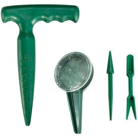 ENLENK Ensemble D'outils De Plantation D'ampoule 4pcs, Comprend Un Outil à Outils à Main Jardin, Distributeur De Semences De Fleurs De Plantes, Transplantant, Perforateur De Jardinage 1 ENLENK Ensemble D'outils De Plantation D'ampoule 4pcs, Comprend Un Outil à Outils à Main Jardin, Distributeur De Semences De Fleurs De Plantes, Transplantant, Perforateur De Jardinage