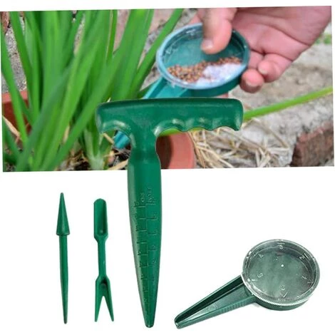 ENLENK Ensemble D'outils De Plantation D'ampoule 4pcs, Comprend Un Outil à Outils à Main Jardin, Distributeur De Semences De Fleurs De Plantes, Transplantant, Perforateur De Jardinage 5 ENLENK Ensemble D'outils De Plantation D'ampoule 4pcs, Comprend Un Outil à Outils à Main Jardin, Distributeur De Semences De Fleurs De Plantes, Transplantant, Perforateur De Jardinage – Image 5