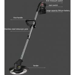 Cisea Tondeuse à Gazon Sans Brosse Multifonctionnelle Petite Tondeuse à Gazon à Main Domestique Artefact De Désherbage -Outil pour désherber Soldes 55163819 4