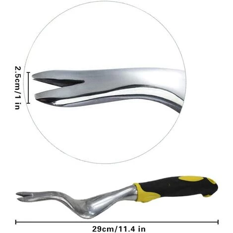 MONLY Outil De Désherbage Manuel Pour Terrasse Extraction De Mauvaises Herbes - Pour Jardin, Extérieur, Plantation De Fleurs - Pour Enlever Les Mauvaises Herbes 2 MONLY Outil De Désherbage Manuel Pour Terrasse Extraction De Mauvaises Herbes - Pour Jardin, Extérieur, Plantation De Fleurs - Pour Enlever Les Mauvaises Herbes – Image 2