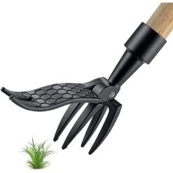VERSAILLESFR Coupe-mauvaises Herbes De Jardin - Outil De Jardinage Durable - Outil De Jardinage Pour Se Lever Et Enlever Les Mauvaises Herbes Noir 15*20*3.5cm,Versailles