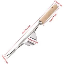 PETITES ECREVISSES Désherbeur Manuel En Acier Inoxydable Désherbant De Jardin En Forme De Y Avec Poignée En Bois 7 PETITES ECREVISSES Désherbeur Manuel En Acier Inoxydable Désherbant De Jardin En Forme De Y Avec Poignée En Bois -Outil pour désherber Soldes 55495931 3