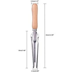PETITES ECREVISSES Desherbeur Manuel De Jardin En Acier Inoxydable Pelle De Désherbage Avec Mesure Beche De Jardinage 7 PETITES ECREVISSES Desherbeur Manuel De Jardin En Acier Inoxydable Pelle De Désherbage Avec Mesure Beche De Jardinage -Outil pour désherber Soldes 55496009 3