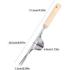 ECHOO Étrille En Acier Inoxydable Jardin Manuel Weeds Pulling Ameublissement Du Sol Manuel Désherbage Jardinage Outil 6 ECHOO Étrille En Acier Inoxydable Jardin Manuel Weeds Pulling Ameublissement Du Sol Manuel Désherbage Jardinage Outil -Outil pour désherber Soldes 55535248 2