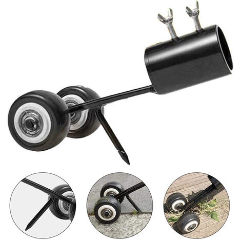 GUAZHUNIFR Désherbeurs Roulants Pour Crevasses, Tête De Désherbage De La Tête De Désherbage De La Tondeuse à Gazon De Jardin Avec Roues, Pour Les Mauvaises Herbes Dans Les Crevasses, Pour Les Marches 2 GUAZHUNIFR Désherbeurs Roulants Pour Crevasses, Tête De Désherbage De La Tête De Désherbage De La Tondeuse à Gazon De Jardin Avec Roues, Pour Les Mauvaises Herbes Dans Les Crevasses, Pour Les Marches – Image 2