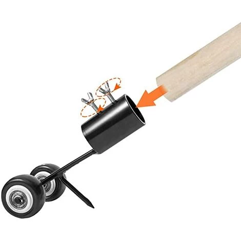 GUAZHUNIFR Désherbeurs Roulants Pour Crevasses, Tête De Désherbage De La Tête De Désherbage De La Tondeuse à Gazon De Jardin Avec Roues, Pour Les Mauvaises Herbes Dans Les Crevasses, Pour Les Marches 3 GUAZHUNIFR Désherbeurs Roulants Pour Crevasses, Tête De Désherbage De La Tête De Désherbage De La Tondeuse à Gazon De Jardin Avec Roues, Pour Les Mauvaises Herbes Dans Les Crevasses, Pour Les Marches – Image 3