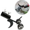 GUAZHUNIFR DéSherbeur Manuel Avec Roues, 2-en-1 Arracheur De Mauvaises Herbes D'extraction De Portable Désherbeur De Jardin Portatif Rasoirs De Jardinage Avec Roues Pour Jardin Allées