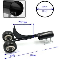 GUAZHUNIFR DéSherbeur Manuel Avec Roues, 2-en-1 Arracheur De Mauvaises Herbes D'extraction De Portable Désherbeur De Jardin Portatif Rasoirs De Jardinage Avec Roues Pour Jardin Allées -Outil pour désherber Soldes 55838098 4