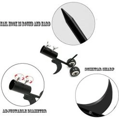 GUAZHUNIFR DéSherbeur Manuel Avec Roues, 2-en-1 Arracheur De Mauvaises Herbes D'extraction De Portable Désherbeur De Jardin Portatif Rasoirs De Jardinage Avec Roues Pour Jardin Allées -Outil pour désherber Soldes 55838098 5