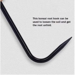 Fei Yu Crochet Bonsai Avec Jardinage Poignée Robuste Poignée En Bois Crochet Bonsai Racine Outils De Jardinage Creuser Cultivateur Désherbeur -Outil pour désherber Soldes 55855793 4