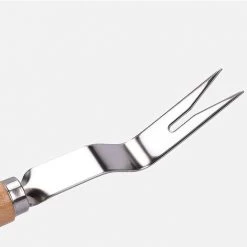 FONTAINEBLEAU Désherbage Avec Poignée Bois Désherbeur En Acier Inoxydable De Jardin Extracteur De Mauvaises Herbes Désherbeur à Main En Acier Inoxydable Désherbeur Manuel Pour Pelouse De Jardin 28 Cm X 2,3 Cm, 1 Pcs，Fonepro -Outil pour désherber Soldes 56118360 4