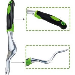 FONTAINEBLEAU Désherbeur Manuel,Désherbeur à Main,Outil Gouge De Désherbage,Outil D'Élimination Des Pissenlits à Main,Extracteur De Mauvaises Herbes Manuel,pour Jardin, Extérieur, Plantation De Fleurs, 1 Pcs，Fonepro -Outil pour désherber Soldes 56118398 5