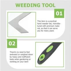 LUCKY-88 Outil De Désherbage Des Fissures 2PCS (désherbage Des Fissures + Fourche Pissenlit) 7 LUCKY-88 Outil De Désherbage Des Fissures 2PCS (désherbage Des Fissures + Fourche Pissenlit) -Outil pour désherber Soldes 56329101 3