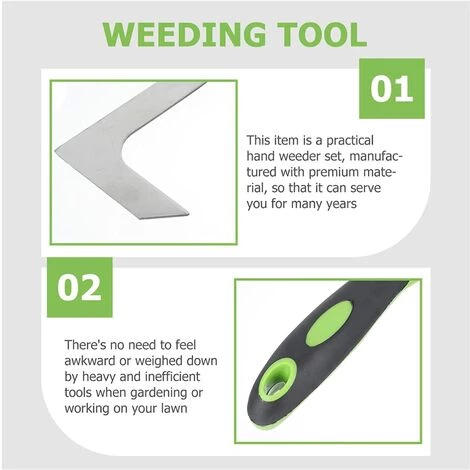 LUCKY-88 Outil De Désherbage Des Fissures 2PCS (désherbage Des Fissures + Fourche Pissenlit) 3 LUCKY-88 Outil De Désherbage Des Fissures 2PCS (désherbage Des Fissures + Fourche Pissenlit) – Image 3