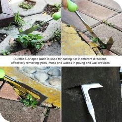 LUCKY-88 Outil De Désherbage Des Fissures 2PCS (désherbage Des Fissures + Fourche Pissenlit) 9 LUCKY-88 Outil De Désherbage Des Fissures 2PCS (désherbage Des Fissures + Fourche Pissenlit) -Outil pour désherber Soldes 56329101 5