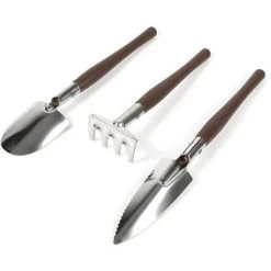 GRID COOL 3 Pièces Ensemble Mini Jardinage Plante Pot Outils Petit Pelle Râteau Ensemble De Travail Enfants Jouet (Plastique) -Outil pour désherber Soldes 58349171 3