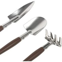 GRID COOL 3 Pièces Ensemble Mini Jardinage Plante Pot Outils Petit Pelle Râteau Ensemble De Travail Enfants Jouet (Plastique) -Outil pour désherber Soldes 58349171 4