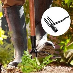 GUAZHUNIFR Outil D'extraction De Mauvaises Herbes Debout Désherbeurs Manuels Extracteur De Racines Enlevez Facilement Le Désherbeur à Griffes Sans Plier Le Désherbeur à Genoux Avec Pédale，GU.B/bon -Outil pour désherber Soldes 58700355 2