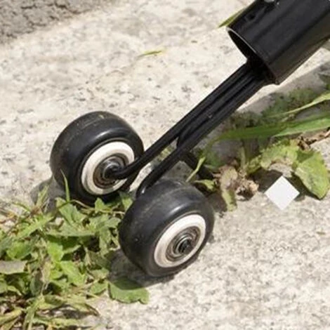 GUAZHUNIFR Outil De Désherbage Avec Roues, Désherbeur Pour Crevasse, Outil De Désherbage Manuel à Tête Droite,GU.B/bon 5 GUAZHUNIFR Outil De Désherbage Avec Roues, Désherbeur Pour Crevasse, Outil De Désherbage Manuel à Tête Droite,GU.B/bon – Image 5