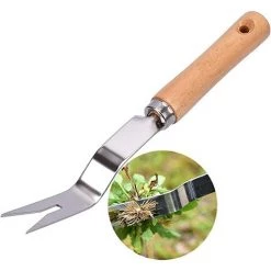 GUAZHUNIFR Désherbage Avec Poignée En Acier Inoxydable De Jardin Extracteur De Mauvaises Herbes 28 Cm X 2,3 Cm，GU.B/bon
