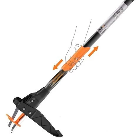 TODOT Désherbeur Manuel , 100CM Désherbeur Télescopique, Pédale Robuste En Acier Inoxydable, 3 Griffes, Économie De Temps Et D'Efforts -GSW1A 3 TODOT Désherbeur Manuel , 100CM Désherbeur Télescopique, Pédale Robuste En Acier Inoxydable, 3 Griffes, Économie De Temps Et D'Efforts -GSW1A – Image 3