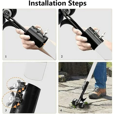 CHANCEY Outil De Désherbage De Terrasse Avec Roues,SEMAket Outil De Désherbage Le Jardin,Le Désherbage Sans S'agenouiller Pour Le Nettoyage Entre Les Dalles, Les Blocs, Les Patios Et Les Pelouses 3 CHANCEY Outil De Désherbage De Terrasse Avec Roues,SEMAket Outil De Désherbage Le Jardin,Le Désherbage Sans S'agenouiller Pour Le Nettoyage Entre Les Dalles, Les Blocs, Les Patios Et Les Pelouses – Image 3