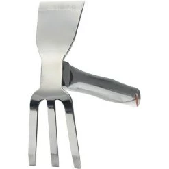 MINKUROW Houe à Main En Acier Inoxydable, Outil De Jardin Extérieur Pour Scarifier, Creuser, Désherber La Plantation (14,25" X 23, Chrome) 7 MINKUROW Houe à Main En Acier Inoxydable, Outil De Jardin Extérieur Pour Scarifier, Creuser, Désherber La Plantation (14,25" X 23, Chrome) -Outil pour désherber Soldes 59790385 3