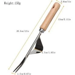 MINKUROW Manuelle Racine Désherbage Outils Garden Hand Weeder Outil De Désherbage De Qualité Supérieure Herbe Fourche Pour Poignées De Désherbage Extracteur De Pissenlit Les Pelouses De Jardin 1 Jeu -Outil pour désherber Soldes 59790538 4