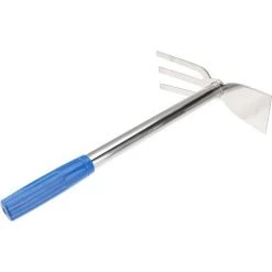 MINKUROW Acier Inoxydable Jardin Houe Désherbage Houe Outil Deux Tête Pour Plantation Jardinage Désherbage Ameublir Le Outil