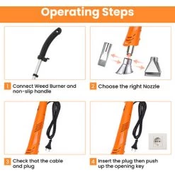 JMAX Désherbeur Thermique électrique 2000w Avec 3 Buse -Outil pour désherber Soldes 59920364 5