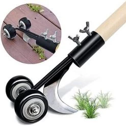 Yoouyida Outil De Désherbage Manuel 2 Pièces Désherbeurs De Roues Outil De Désherbage Pour Jardin Manuel Des Mauvaises Herbes Snatcher Pour Le Nettoyage De La Cour Arrière Du Patio (sans Poignée) -Outil pour désherber Soldes 60101115 3