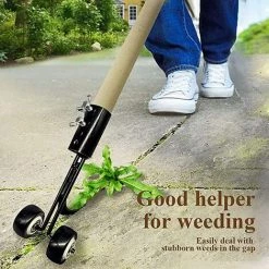 Yoouyida Outil De Désherbage Manuel 2 Pièces Désherbeurs De Roues Outil De Désherbage Pour Jardin Manuel Des Mauvaises Herbes Snatcher Pour Le Nettoyage De La Cour Arrière Du Patio (sans Poignée) -Outil pour désherber Soldes 60101115 5