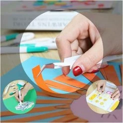 AOUGO 5 Accessoires Silhouette Camée Vinyl Weeding Tools Kit Lettres Cameo Lettres DIY Accessoires D'artisanat Machine (Body Length : 6pcs Set) -Outil pour désherber Soldes 60281828 3