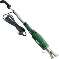AOUGO Désherbeur Electrique Pistolet 2000W Avec Cordon Et 2 Buses Brûleur électrique De Mauvaises Herbes Allume Charbon Désherbant Brûleur 3 En 1 Pour Jardin Barbecue Bricolage