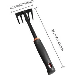 AOUGO 4 Pcs Lawn Garden Hand Tools Kit Digging Weeding Planting Spade Shovel Flower Plant Fruit Vegetable Gardening Tool Set 4PCS -Outil pour désherber Soldes 60282010 4