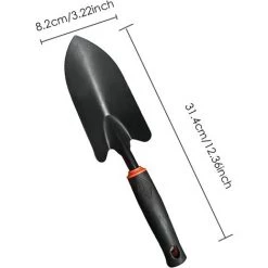 AOUGO 4 Pcs Lawn Garden Hand Tools Kit Digging Weeding Planting Spade Shovel Flower Plant Fruit Vegetable Gardening Tool Set 4PCS -Outil pour désherber Soldes 60282010 5