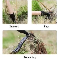 AOUGO Weeding Tool ，Replacement Weeder Head， Gardening Digging Outdoor Weed Puller Tool ，Without Handle -Outil pour désherber Soldes 60282207 5