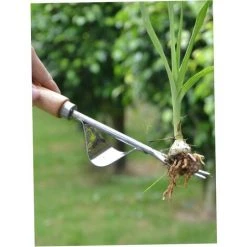 AOUGO 2PCS Garden Hand Weeder Manual Weeding Remover Tool Bend Proof Fork Fork Puller For Planting -Outil pour désherber Soldes 60282303 3