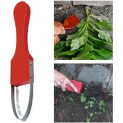 AOUGO Loop Weeder, Gardening Weed Cutter/Remover, Garden Weeding Scraper Tool Handle Handle Ring Weeder For Yard Lawn And Planting (Color : 1) -Outil pour désherber Soldes 60282318 3