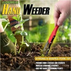 AOUGO Loop Weeder, Gardening Weed Cutter/Remover, Garden Weeding Scraper Tool Handle Handle Ring Weeder For Yard Lawn And Planting (Color : 1) -Outil pour désherber Soldes 60282318 4