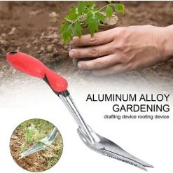 AOUGO Weeding Weing The Root Thile Tool,DéSherbeur Outil De Jardinage Avec PoignéE CaoutchoutéE,Extracteur De Mauvaises Herbes Manuel Pelle De DéSherbage Pour Pelouse De Jardin -Outil pour désherber Soldes 60282344 3