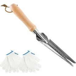 PREMIER Outils De Désherbage à Main En Acier Inoxydable, Outils à Main De Jardinage Pour Désherber, Pelleter, Creuser Des Légumes, Repiquer Des Semis De Fleurs, Tailler, Mesurer La Profondeur De Plantation