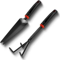 Cisea Désherbeur Manuel Outil, 2 Pièces Désherbeur à Main De Jardin Y-Shape Rapide Sans Effort Multifonctionnel Outil Gouge De Désherbage Avec Poignée En Antidérapant Pour Pelouse De Jardin