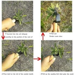 ILOVEMILAN Outil De Désherbage De Pelouse (1 Pièce, Couleur Bûche) -Outil pour désherber Soldes 61072417 4