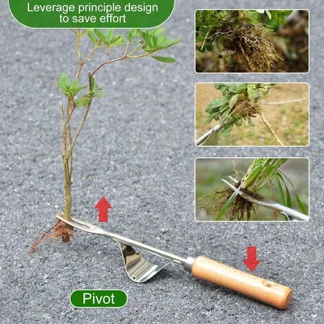 JOORRT Outil De Désherbage Manuel, 2 Pièces Outil De Suppression De Pissenlit De Désherbeur à Main, Extracteur De Mauvaises Herbes Jardin Avec Poignée En Antidérapant 4 JOORRT Outil De Désherbage Manuel, 2 Pièces Outil De Suppression De Pissenlit De Désherbeur à Main, Extracteur De Mauvaises Herbes Jardin Avec Poignée En Antidérapant – Image 4