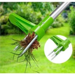 MEZHENG Extracteur De Mauvaises Herbes Manuel Avec Poignée En Acier Et 3 Griffes -Outil pour désherber Soldes 61309710 4